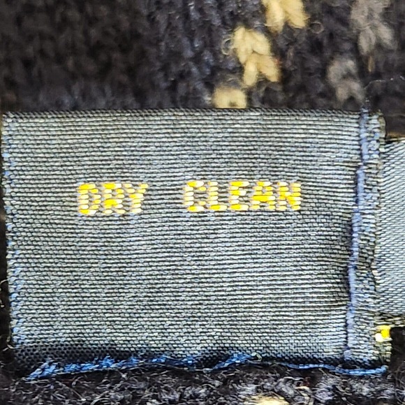 Byford London Mens Pullover Sweater Size XL Cashmere Wool Blend Blue Long Sleeve - Picture 6 of 7